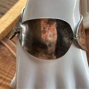Boho Artisan Sterling Spoon Bracelet